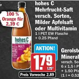 AEZ hohe C Mehrfrucht-Saft Angebot