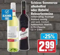 AEZ Schloss Sommerau oder Rotwild Rebsortenweine Angebot