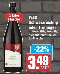 AEZ WZG Schwarzriesling oder Trollinger Angebot