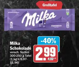 AEZ Milka Schokolade Angebot