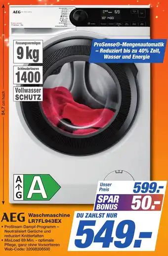 AEG Waschmaschine LR7FL943EX