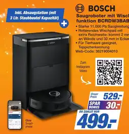 K+B Expert BOSCH Saugroboter mit Wischfunktion BCRDW3BAB Angebot
