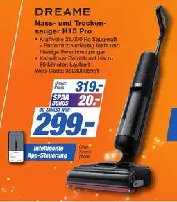 K+B Expert DREAME Nass- und Trocken-sauger H15 Pro Angebot