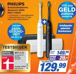 K+B Expert PHILIPS Schallzahnbürste Sonicare 5500 Angebot