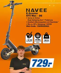 expert Techno Land NAVEE E-Scooter ST5 Max - DE Angebot