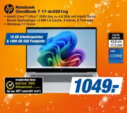 expert Techno Land hp Notebook OmniBook 7 17-dc0551ng Angebot