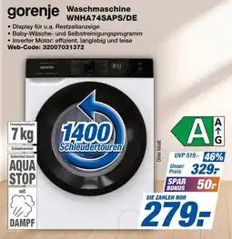 expert Techno Land gorenje Waschmaschine WNHA74SAPS/DE Angebot