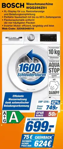 expert Techno Land BOSCH Waschmaschine WGG256Z91 Angebot