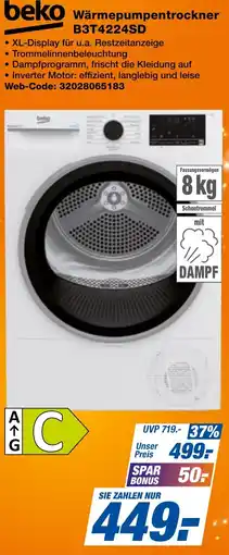 expert Techno Land Wärmepumpentrockner B3T4224SD Angebot