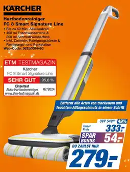 expert Techno Land KÄRCHER Hartbodenreiniger FC 8 Smart Signature Line Angebot
