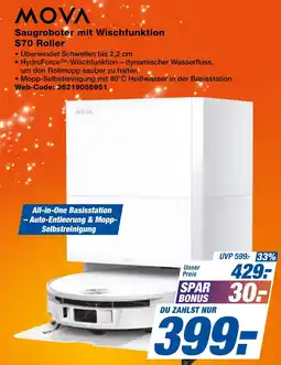 expert Techno Land MOVA Saugroboter mit Wischfunktion S70 Roller Angebot