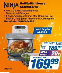 expert Techno Land NINJA Heißluftfritteuse AS090EUWH Angebot