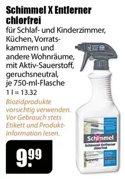 V Baumarkt Schimmel X Entferner chlorfrei Angebot