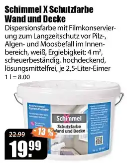 V Baumarkt Schimmel X Schutzfarbe Wand und Decke Angebot