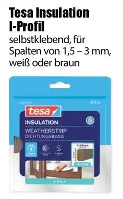 V Baumarkt Tesa Insulation I-Profil Angebot