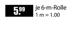 V Baumarkt 6-m-Rolle Angebot