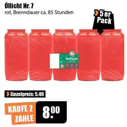 V Baumarkt Öllicht Nr. 7 rot Angebot