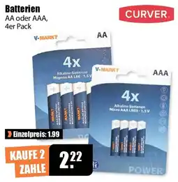 V Baumarkt V-MARKT Batterien Angebot