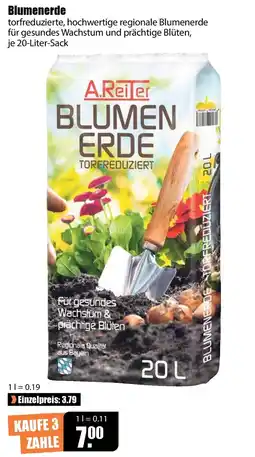V Baumarkt A.Reiter Blumen Erde Angebot