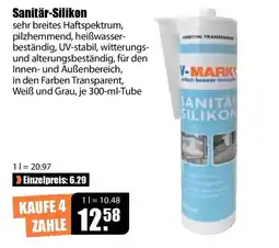 V Baumarkt V-MARKT Sanitär-Silikon Angebot