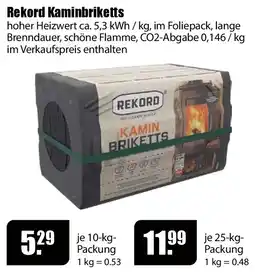 V Baumarkt Rekord Kaminbriketts Angebot