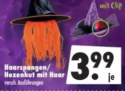 Mäc Geiz Haarspangen/Hexenhut mit Haar Angebot