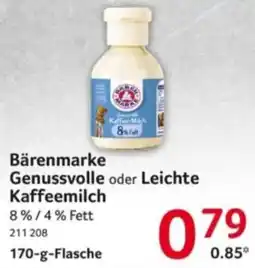 Selgros Bärenmarke Genussvolle Kaffeemilch Angebot