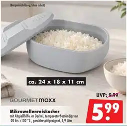 Mäc Geiz GOURMETmaxx Mikrowellenreiskocher Angebot