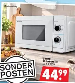 Mäc Geiz Sharp Mikrowelle mit Grill, 800 W Angebot