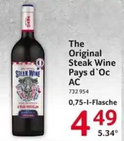 Selgros The Original Steak Wine Pays d`Oc AC Angebot