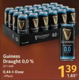 Selgros Guinness Draught 0,0 % Angebot