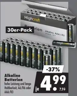 Mäc Geiz Highcraft Alkaline Batterien Angebot