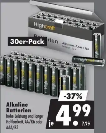 Highcraft Alkaline Batterien