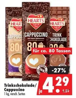 Mäc Geiz HEARTS Trinkschokolade/Cappuccino Angebot