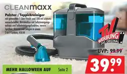 Mäc Geiz CLEANmaxx Polster-/Teppichreiniger Angebot