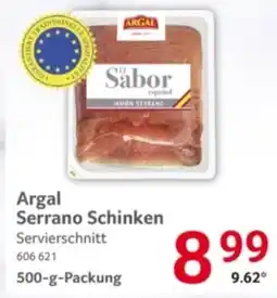 Selgros Argal Serrano Schinken Angebot