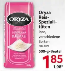 Selgros Oryza Reis-Spezialitäten Angebot