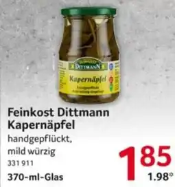 Selgros Feinkost Dittmann Kapernäpfel Angebot