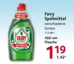 Selgros Fairy Spülmittel Angebot