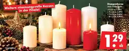Mäc Geiz Stumpenkerze Angebot