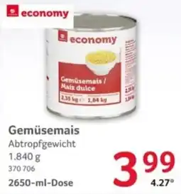 Selgros economy Gemüsemais Angebot