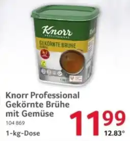 Selgros Knorr Professional Gekörnte Brühe mit Gemüse Angebot