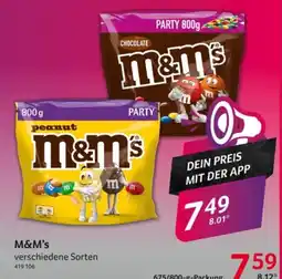 Selgros M&M's verschiedene Sorten Angebot