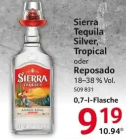 Selgros Sierra Tequila Silver, Tropical oder Reposado Angebot