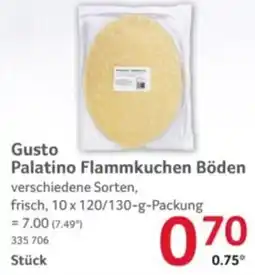 Selgros Gusto Palatino Flammkuchen Böden Angebot