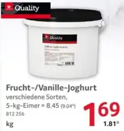 Selgros Quality Frucht-/Vanille-Joghurt Angebot