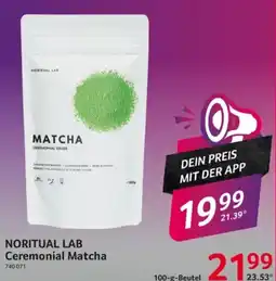 Selgros NORITUAL LAB Ceremonial Matcha Angebot