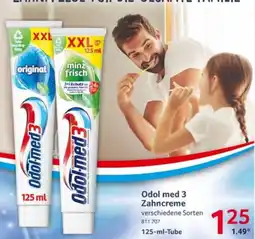Selgros Odol med 3 Zahncreme Angebot