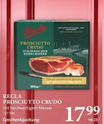 RECLA PROSCIUTTO CRUDO