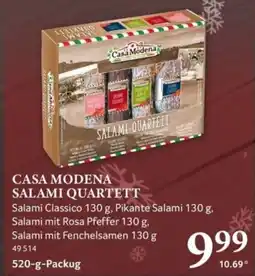 Selgros CASA MODENA SALAMI QUARTETT Angebot